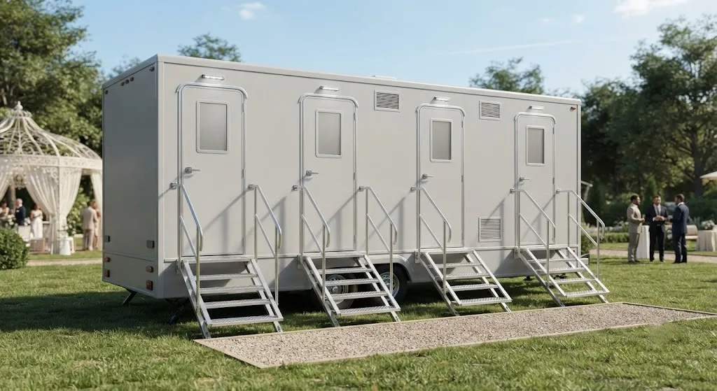 4 Stall Restroom Trailer in Chattanooga, TN
