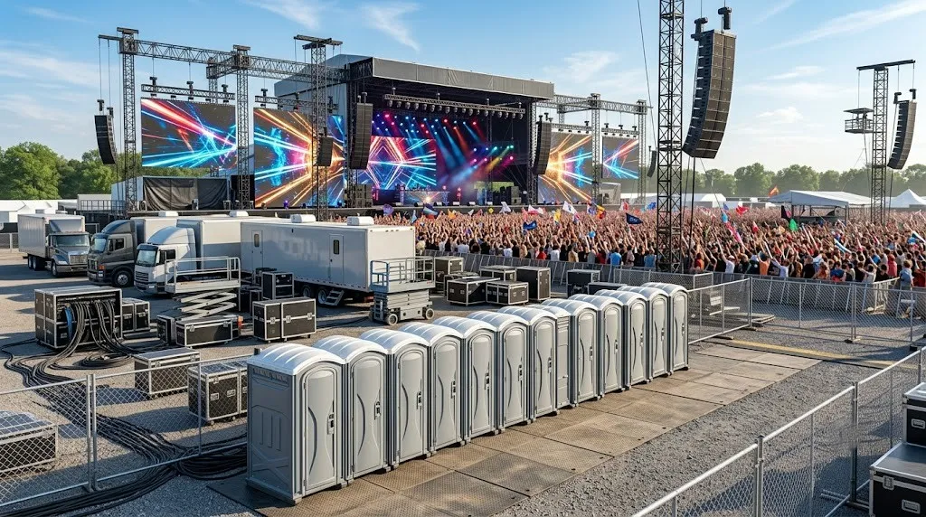 Concert Restroom Rental in Chattanooga, TN