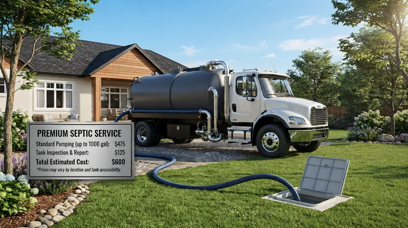 Septic Tank Pumping Cost in Chattanooga, TN